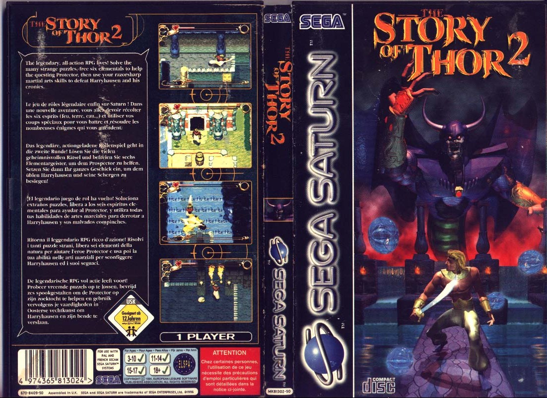 Sega Saturn Story of Thor 2 Juego Completo de Segunda mano por 150 EUR en Benalmádena | Wallapop
